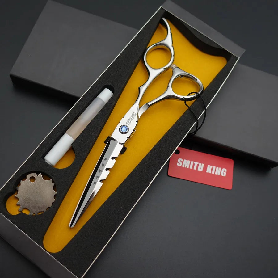 Professional Pet Grooming Scissors Set – 6” Cutting & Thinning Shears for Dogs & Cats