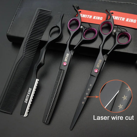 Professional Dog Grooming Scissors Set for At-Home Pet Trimming