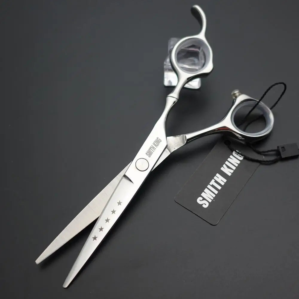 Professional Pet Grooming Scissors – 6” / 7” Fine Serrated Cutting Shears with Non-Slip Handle