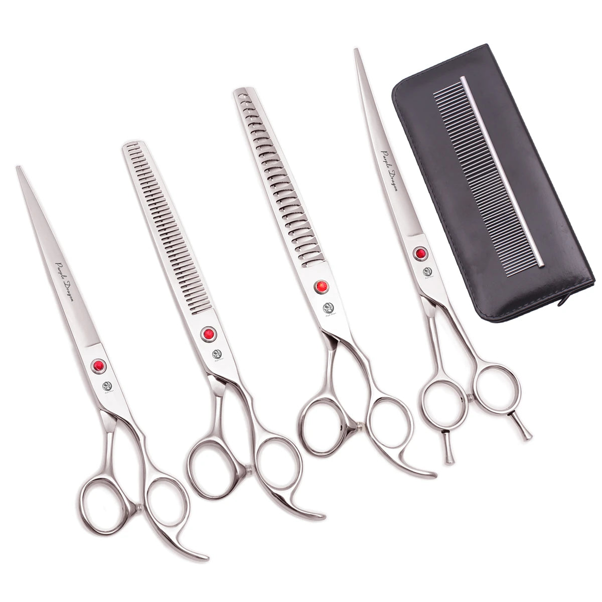 Rainbow Pet Grooming Scissors Set for Dogs & Cats