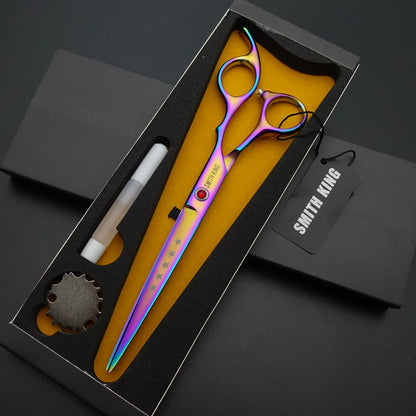 Pet Grooming Scissors Kit – 7” Professional Cutting & Styling Shears for Dogs & Cats