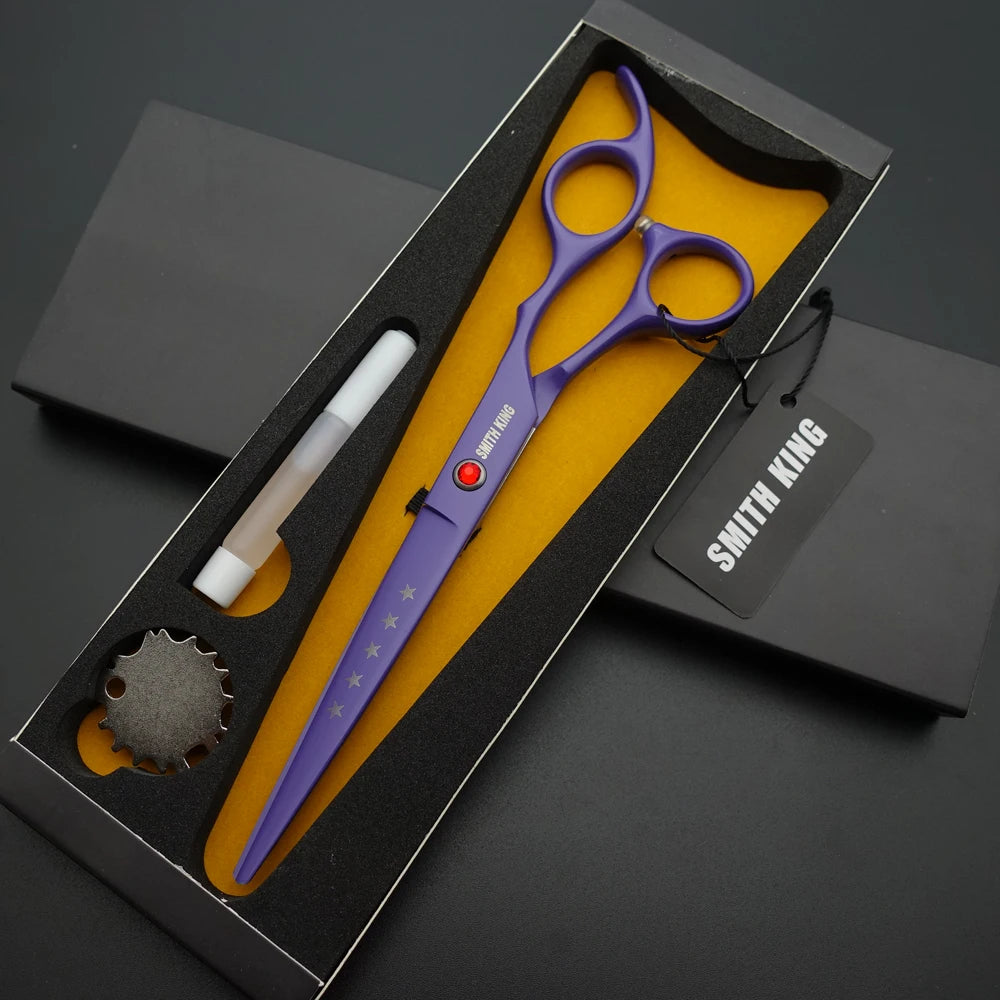 Pet Grooming Scissors Kit – 7” Professional Cutting & Styling Shears for Dogs & Cats