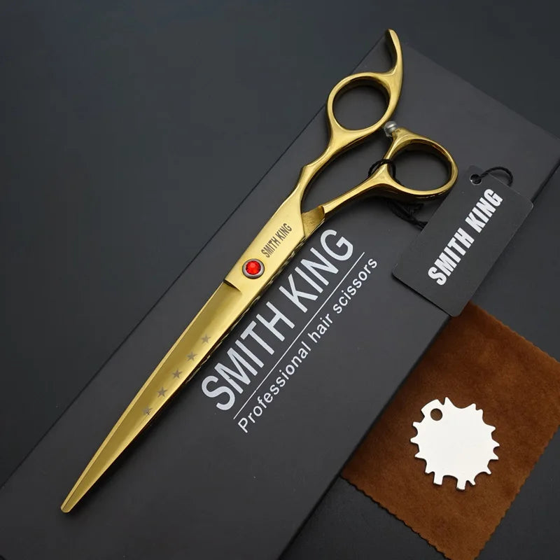 Pet Grooming Scissors Kit – 7” Professional Cutting & Styling Shears for Dogs & Cats