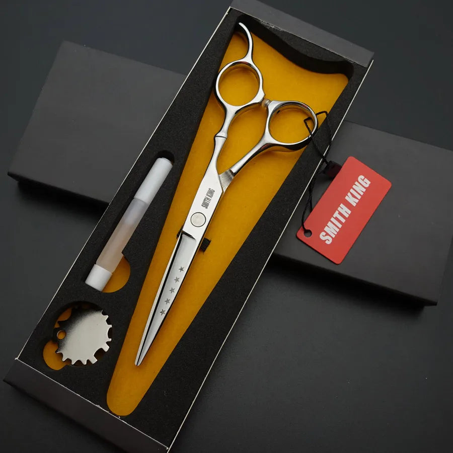 Pet Grooming Scissors Kit – 6” Professional Cutting & Styling Shears for Dogs & Cats with Gift Box