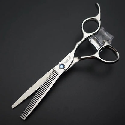 Professional Pet Grooming Scissors Set – 6” Cutting & Thinning Shears for Dogs & Cats