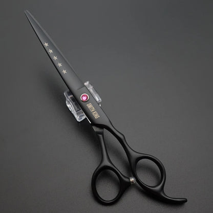 Pet Grooming Scissors Kit – 7” Professional Cutting & Styling Shears for Dogs & Cats