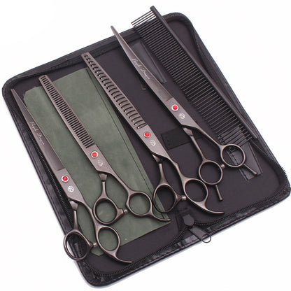 Rainbow Pet Grooming Scissors Set for Dogs & Cats
