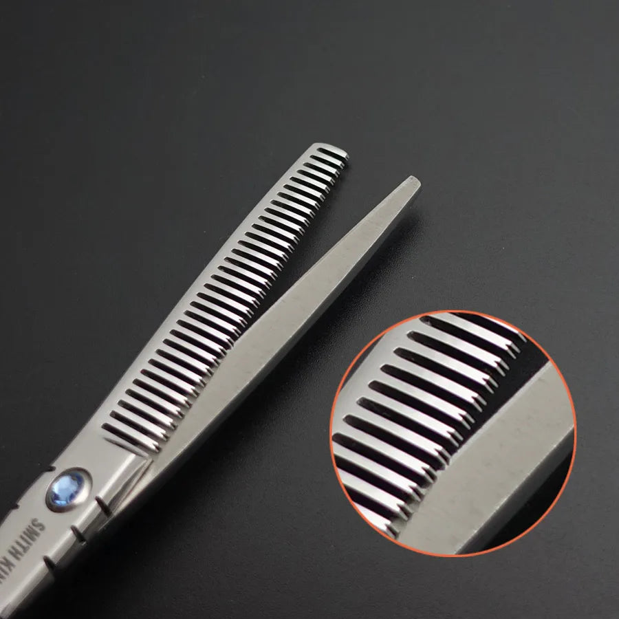 Professional Pet Grooming Scissors Set – 6” Cutting & Thinning Shears for Dogs & Cats