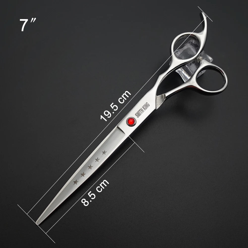 Pet Grooming Scissors Kit – 7” Professional Cutting & Styling Shears for Dogs & Cats