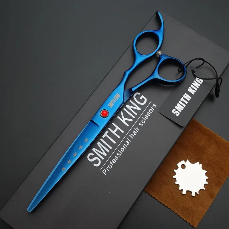 Pet Grooming Scissors Kit – 7” Professional Cutting & Styling Shears for Dogs & Cats