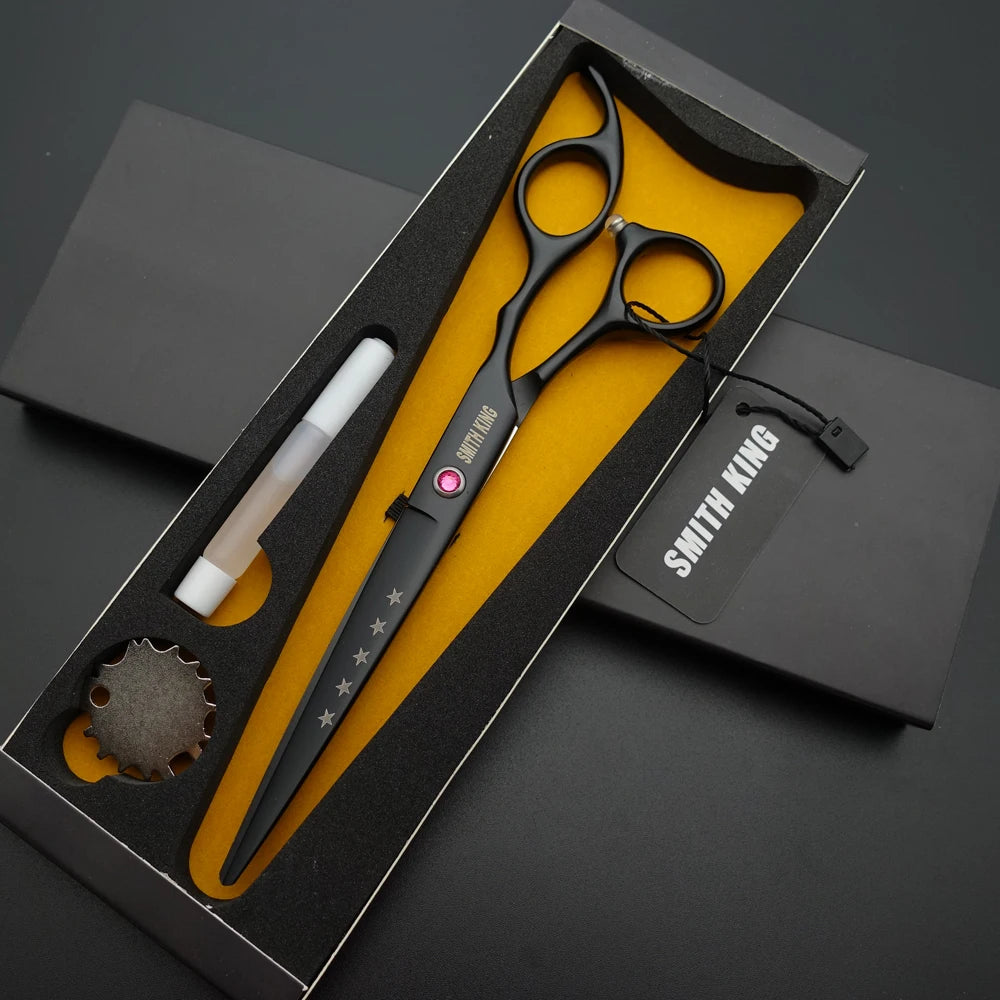 Pet Grooming Scissors Kit – 7” Professional Cutting & Styling Shears for Dogs & Cats