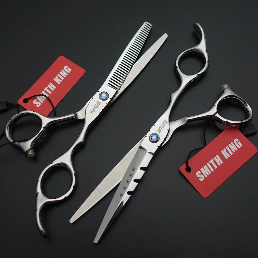 Professional Pet Grooming Scissors Set – 6” Cutting & Thinning Shears for Dogs & Cats