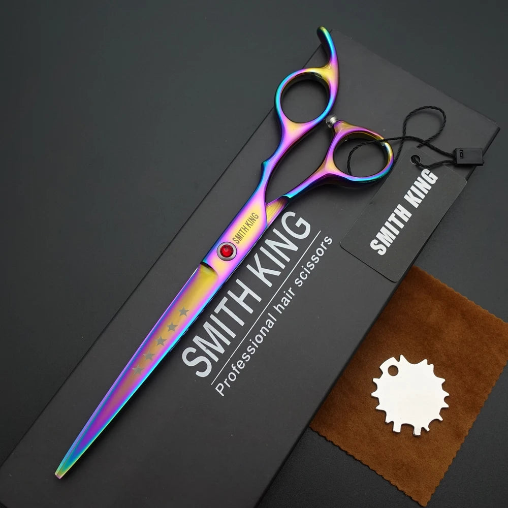 Pet Grooming Scissors Kit – 7” Professional Cutting & Styling Shears for Dogs & Cats