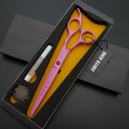 Pet Grooming Scissors Kit – 7” Professional Cutting & Styling Shears for Dogs & Cats
