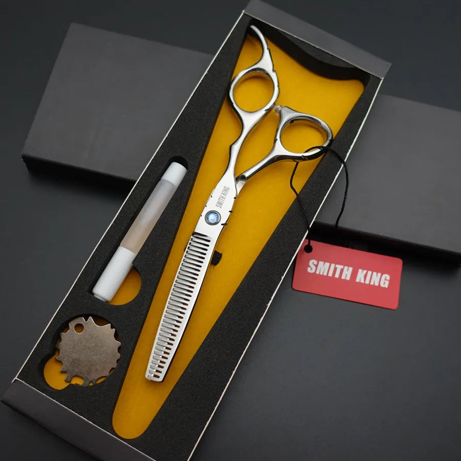 Professional Pet Grooming Scissors Set – 6” Cutting & Thinning Shears for Dogs & Cats