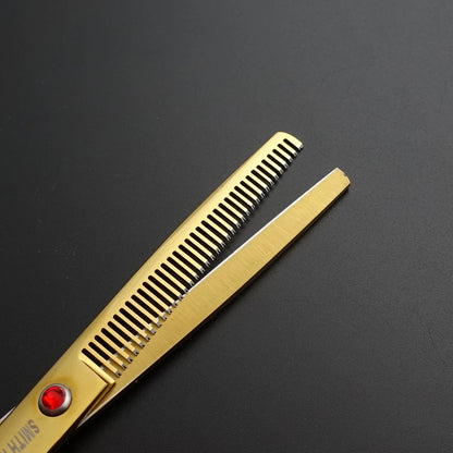 Pet Grooming Scissors Set – 6.5” Professional Cutting & Thinning Shears with Gift Box