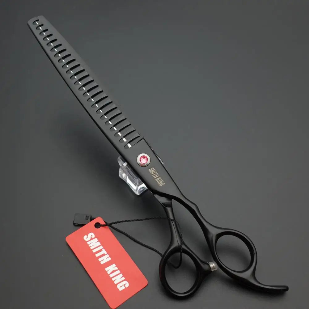 Professional Pet Grooming Scissors Set – 8” Straight, Thinning & Curved Shears for Dogs & Cats