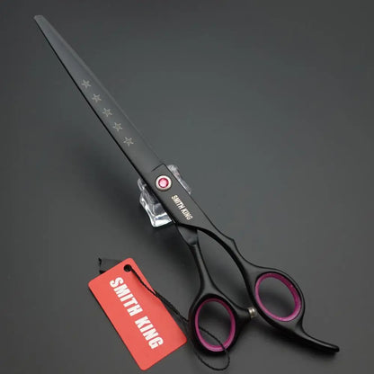 Professional Pet Grooming Scissors Set – 8” Straight, Thinning & Curved Shears for Dogs & Cats