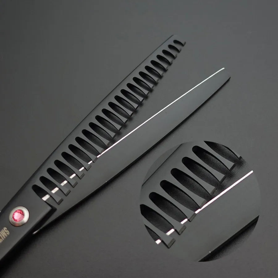 Professional Pet Grooming Scissors Set – 8” Straight, Thinning & Curved Shears for Dogs & Cats