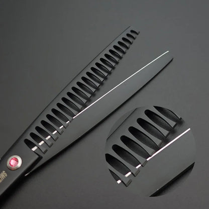 Professional Pet Grooming Scissors Set – 8” Straight, Thinning & Curved Shears for Dogs & Cats