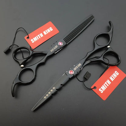Professional Pet Grooming Scissors Set – 6” Cutting & Thinning Shears for Dogs & Cats