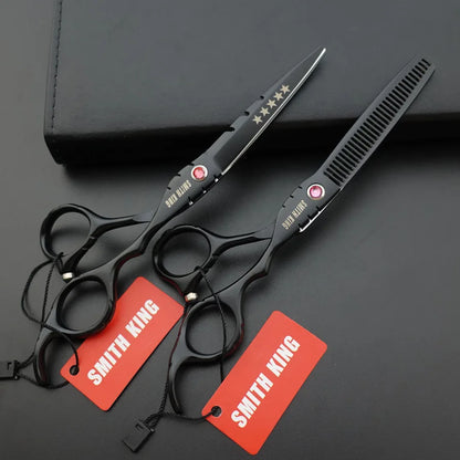 Professional Pet Grooming Scissors Set – 6” Cutting & Thinning Shears for Dogs & Cats