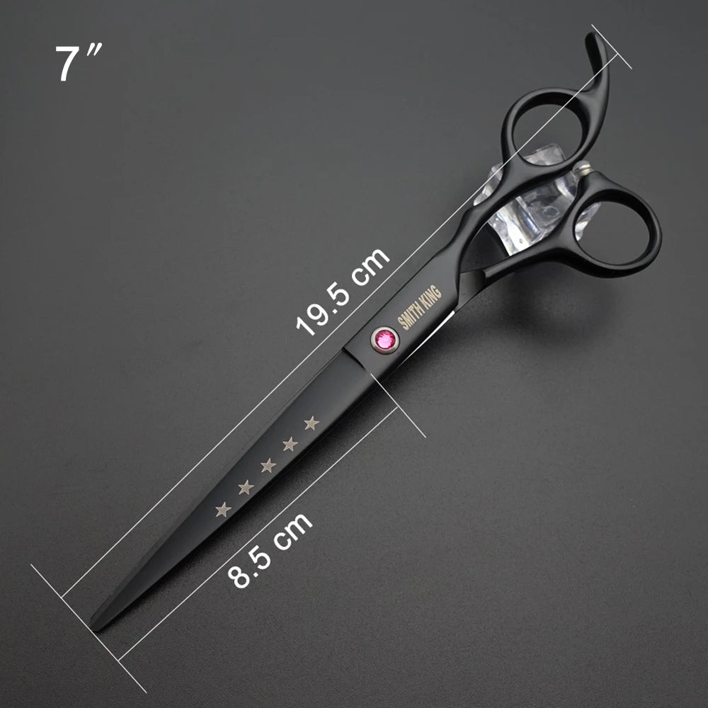 Pet Grooming Scissors Kit – 7” Professional Cutting & Styling Shears for Dogs & Cats