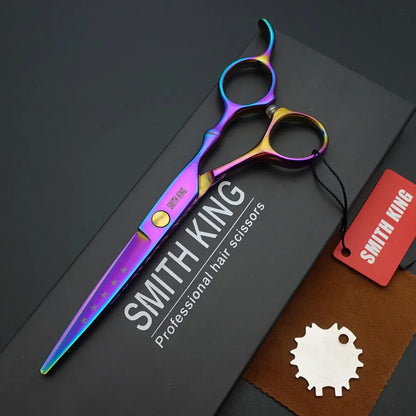 Pet Grooming Scissors Kit – 6” Professional Cutting & Styling Shears for Dogs & Cats with Gift Box