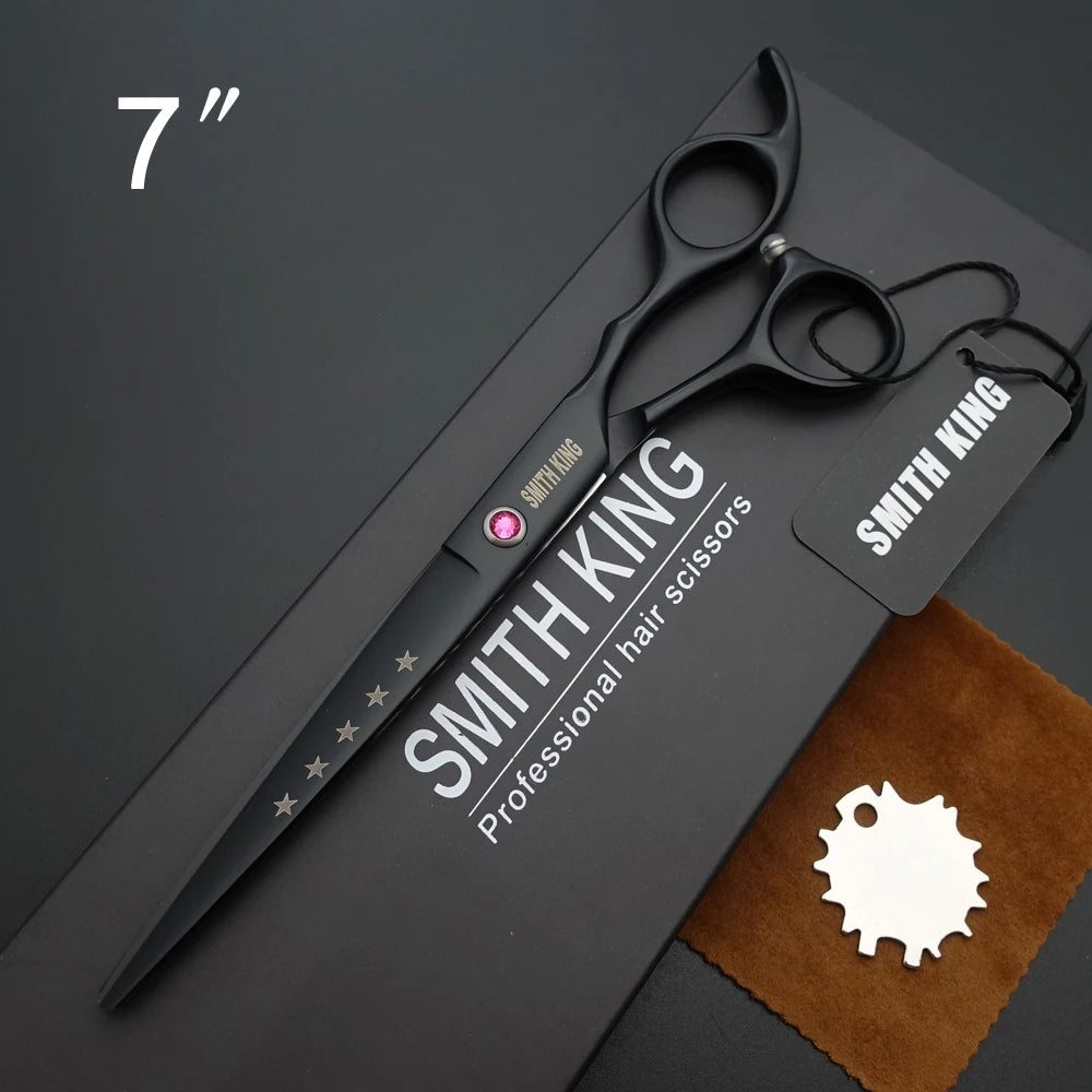 Pet Grooming Scissors Kit – 7” Professional Cutting & Styling Shears for Dogs & Cats