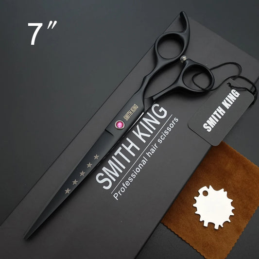 Pet Grooming Scissors Kit – 7” Professional Cutting & Styling Shears for Dogs & Cats
