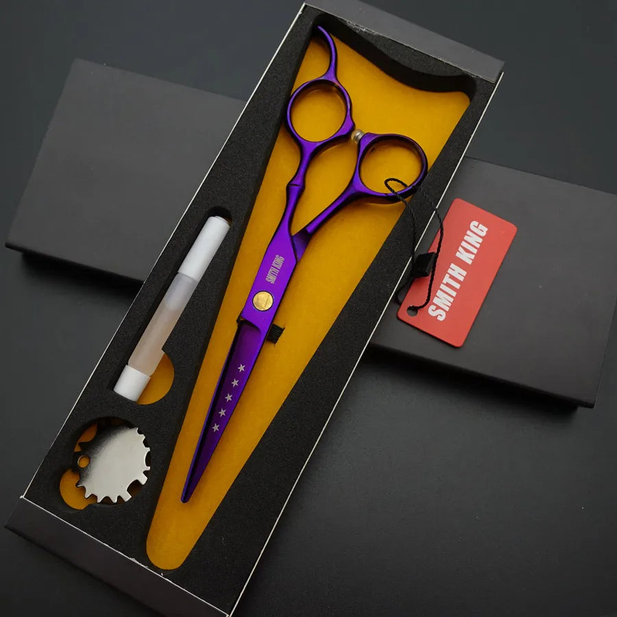 Pet Grooming Scissors Kit – 6” Professional Cutting & Styling Shears for Dogs & Cats with Gift Box