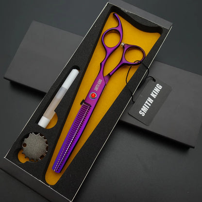 Pet Grooming Scissors Set – 6.5” Professional Cutting & Thinning Shears with Gift Box