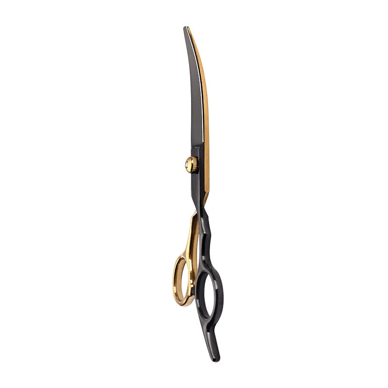 6.5-Inch Pet Grooming Scissors Set for Dogs & Cats – Black Gold